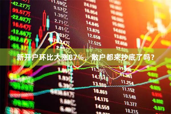 新开户环比大涨87%，散户都来抄底了吗？